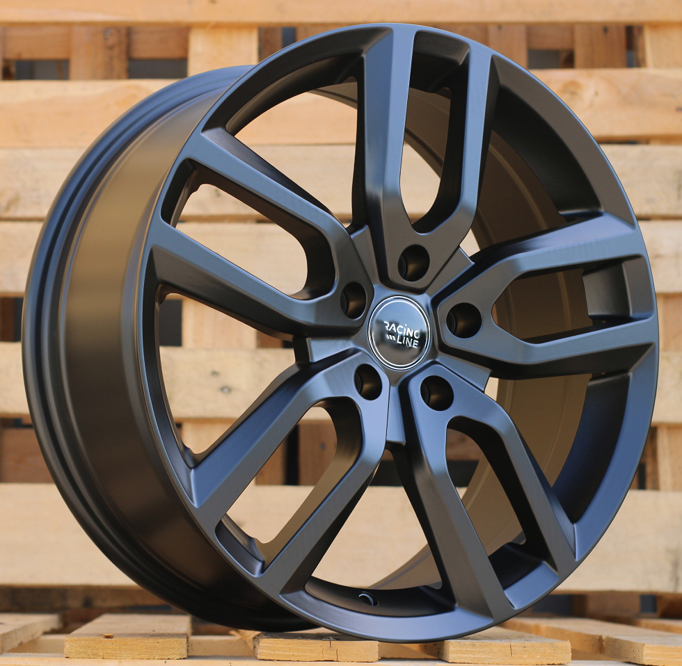 R18x7.5  5X114.3  ET  45  73.1  B5883  Black Half Matt (BLHM)  For RACIN  (K4)