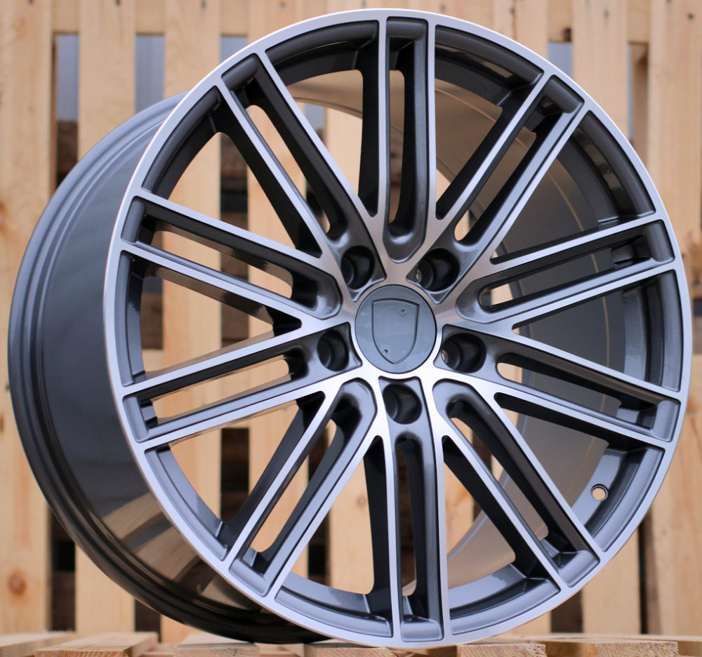 R20x11  5X130  ET  60  71.6  B1274  Grey Polished (MG)  For PORCH  (P+Z2)  (Rear+Front)