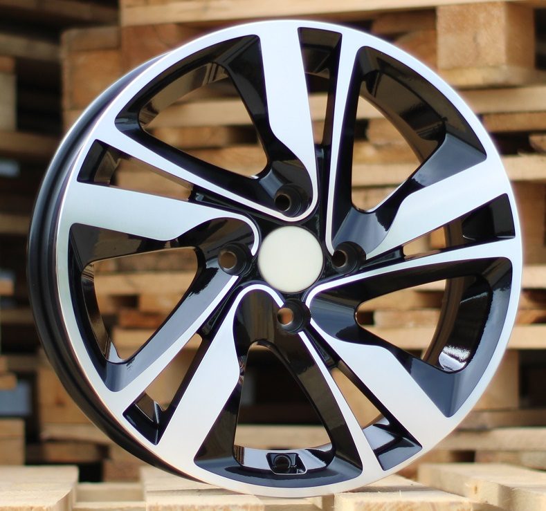 R16x6  4X100  ET  50  54.1  BK813  (D5078)  Black Polished (MB)  For HYUND  (Z3)
