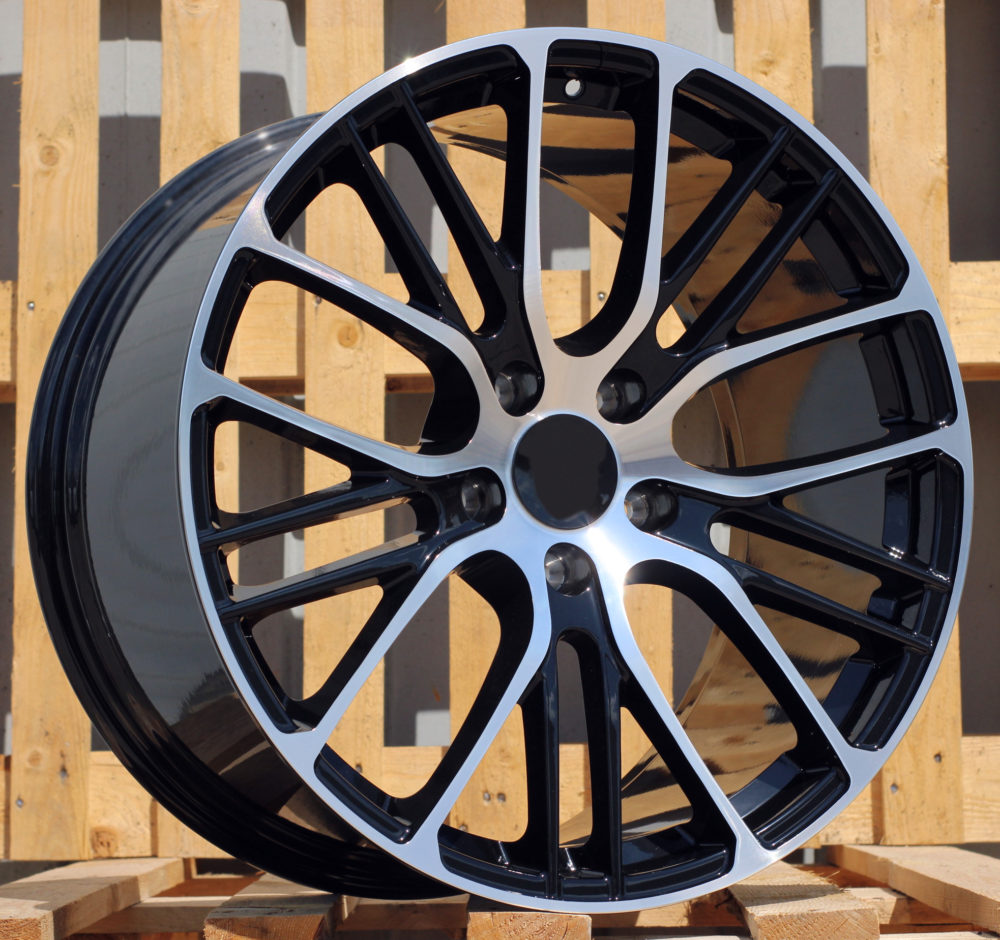 R21x11  5X130  ET  60  71.6  XFRGW5304  Black Polished (MB)  For PORCH  (K3)  (FORGED (Rear+Front))