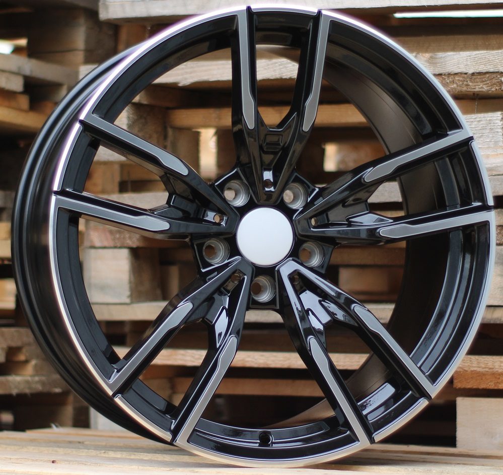 R18x9  5X120  ET  38  72.6  I5478  Black Polished (MB)  For BMW  (K7)  (Rear+Front)