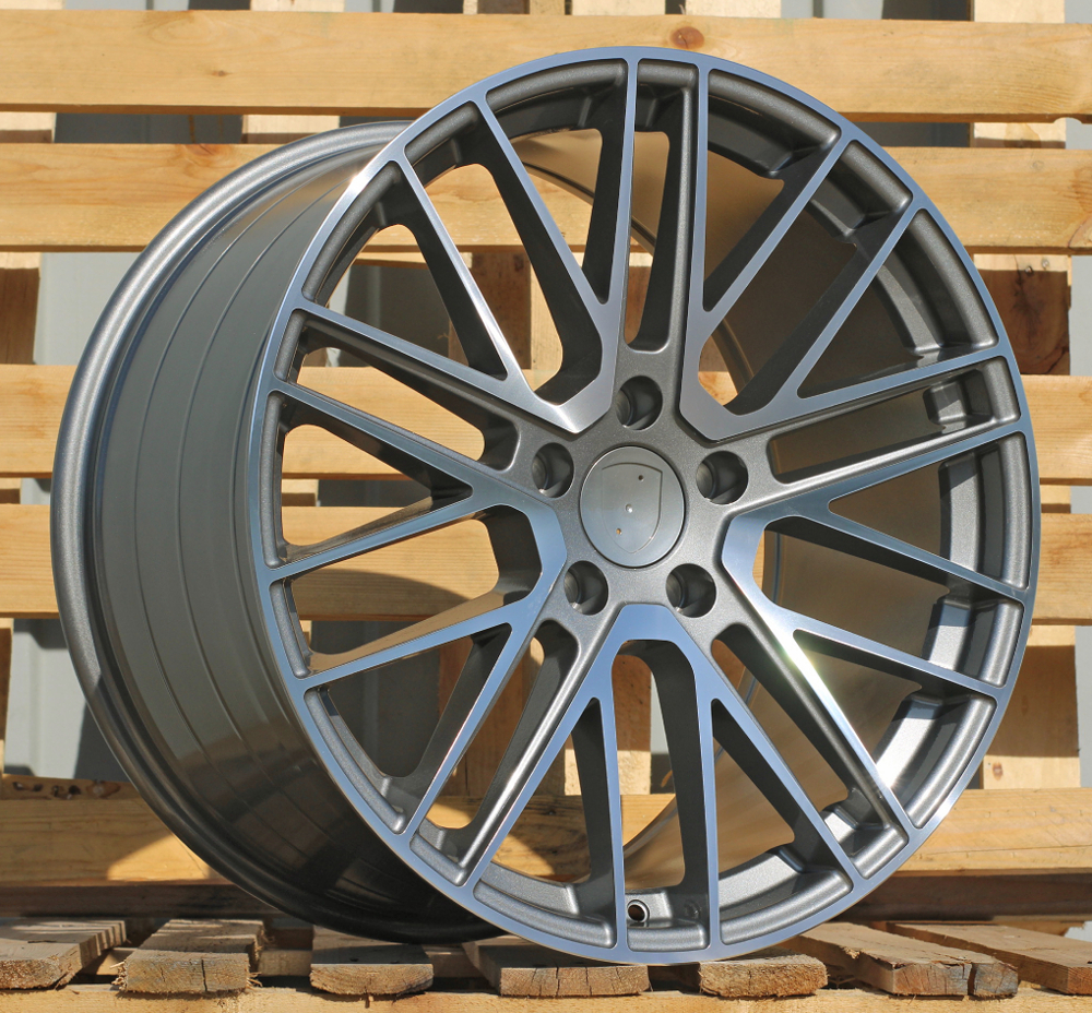 R21x11.5  5X130  ET  67  71.6  I0375  Grey Polished (MG)  For PORCH  (Z5)  (Rear+Front)