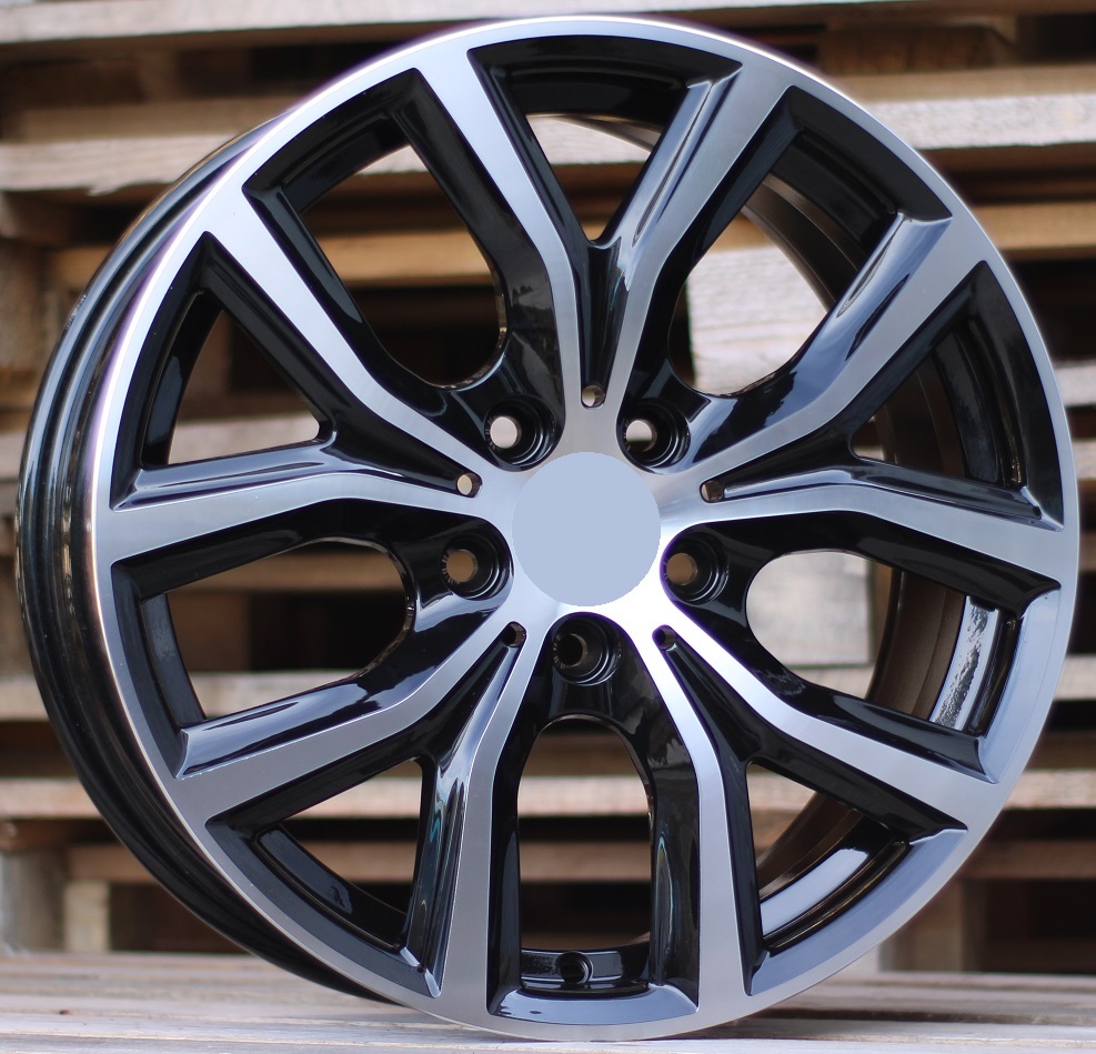 R17x7.5  5X112  ET  52  66.6  FE129  Black Polished (MB)  For BMW  (R)