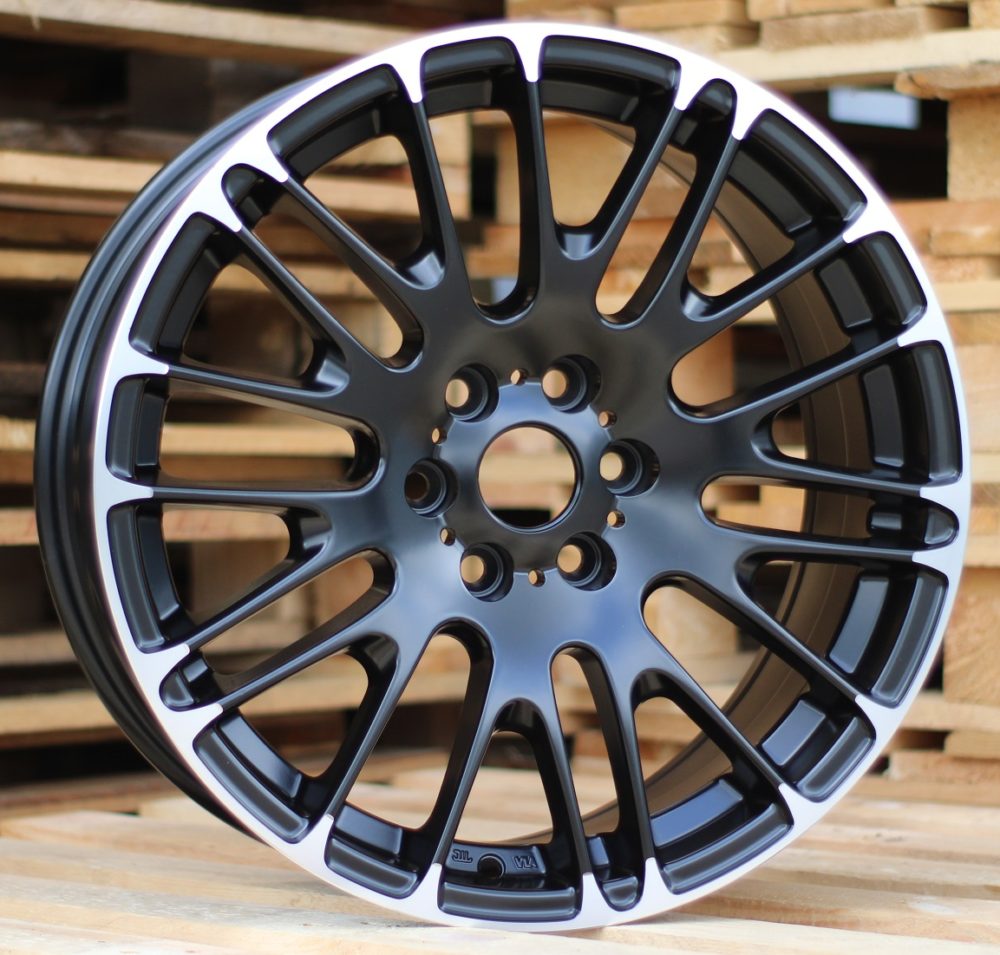 R20x10  5X112  ET  20  66.5  BY913  Black Polished Matt (MBM)  For PORCH  (K4)  ((AKC 80 Eur)(Rear+Front) Macan)
