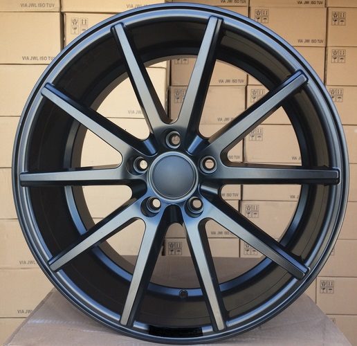 R18x8  5X120  ET  35  72.6  HX014  (QC2211)  Black Half Matt (BLHM)  For HAXER  (N2)  ((AKC 95 Eur))