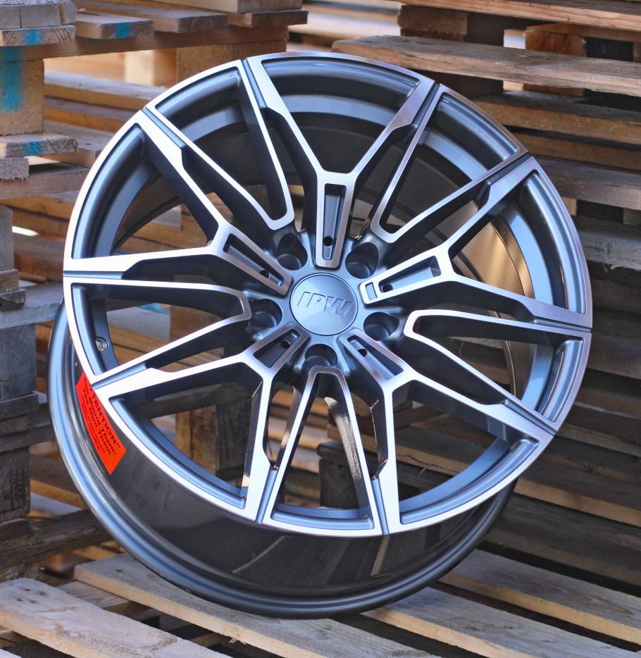 R20x8.5  5X112  ET  23  66.6  I0294  Grey Polished (MG)  For BMW  (K7)  (GMP Rear+Front)