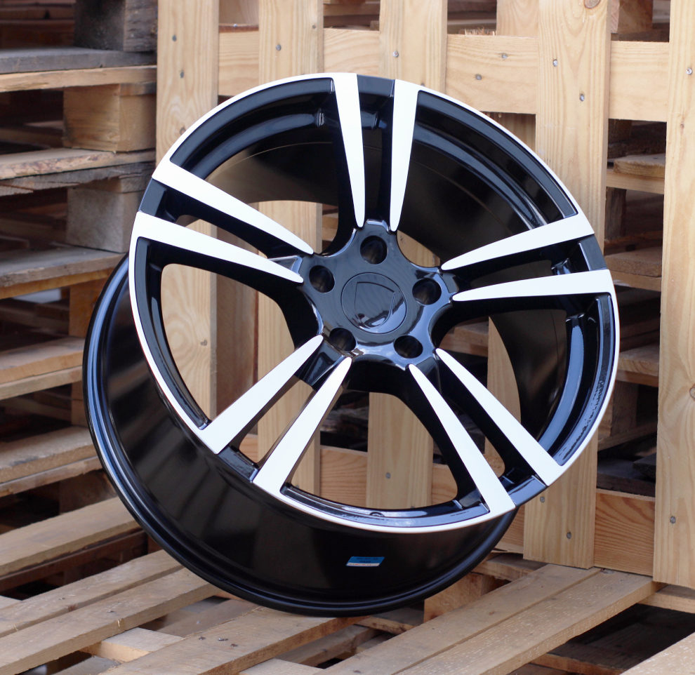 R20x11  5X130  ET  67  71.6  E946  (BY249)  Black Polished (MB)  For PORCH  (Z2)  (Rear+Front)