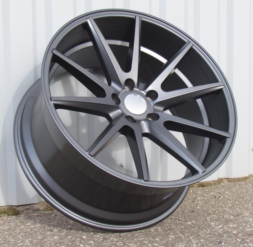 R21x10.5  5X112  ET  42  66.6  HX012  Graphite Half Matt (GRHM)  For HAXER  (K7)  (Rear+Front)