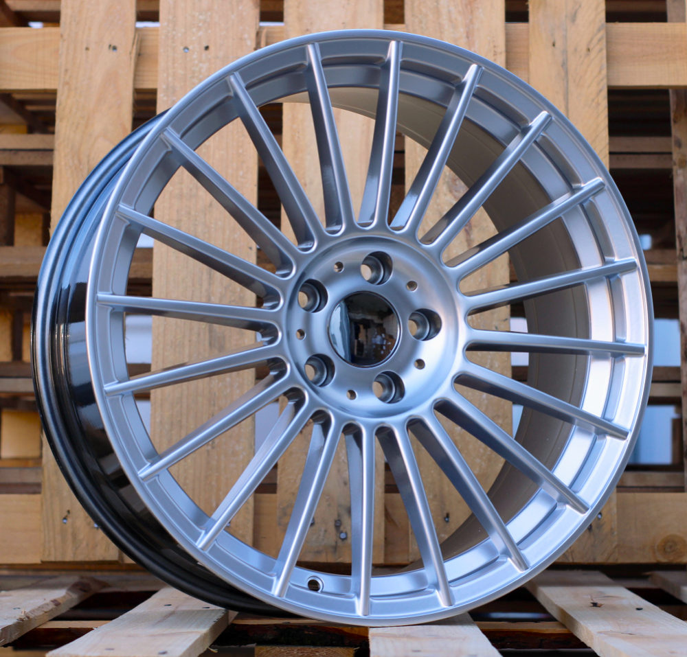 R19x9  5X112  ET  40  66.6  IN005  (IN0284)  Hyper Silver (HS)  For BMW  (K7)  (Rear+Front ALPINA (AKC 90 Eur))