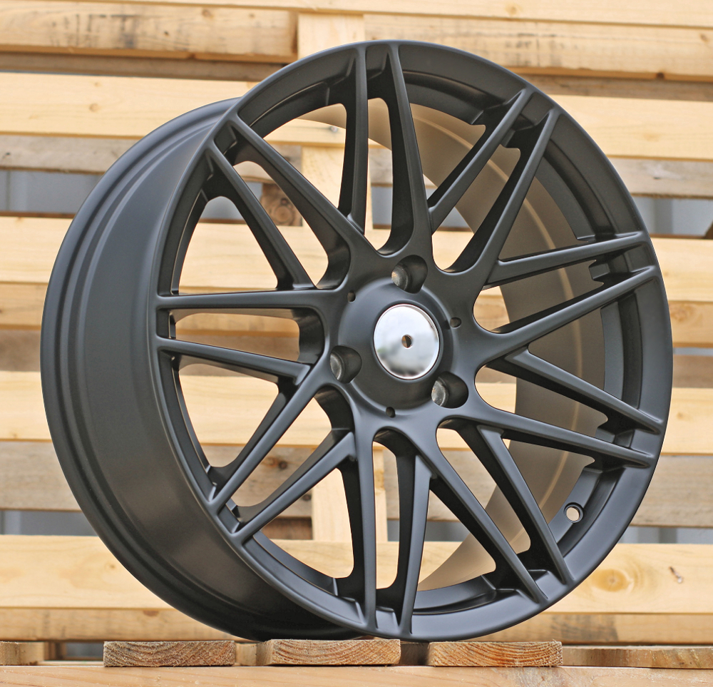 R17x7.5  3X112  ET  25  57.1  HX013  (E269177503S)  Black Half Matt (BLHM)  For SMART  (R+Z6+P2)  (Rear)