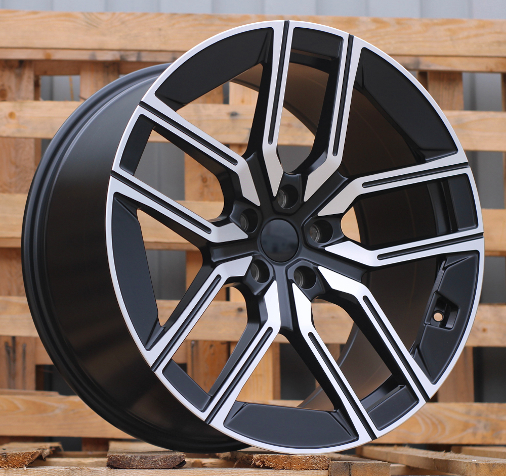 R20x10  5X112  ET  41  66.6  I5619  Black Polished Half Matt (MBHM)  For BMW  (P1)  (Rear+Front)