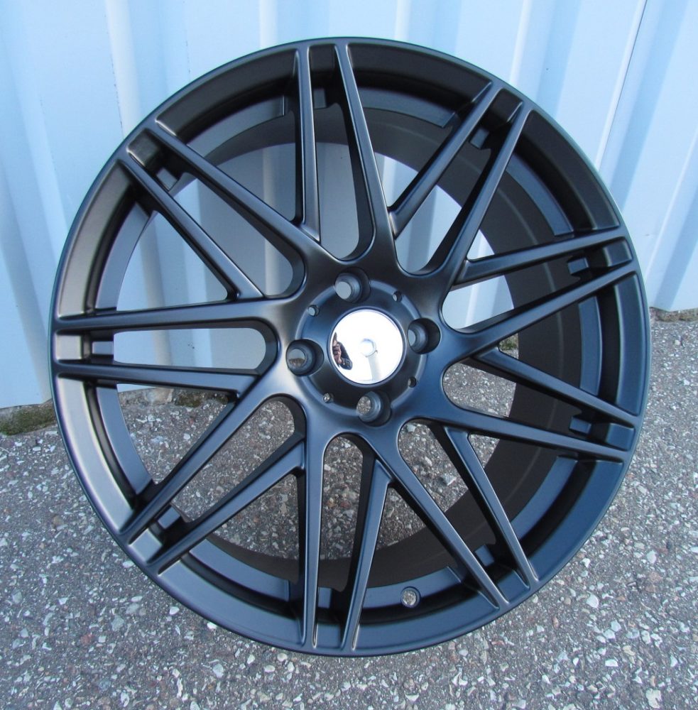 R17x7.5  4X100  ET  25  60.1  HX013  (E269177513S)  Black Half Matt (BLHM)  For SMART  (K3)  (Rear)