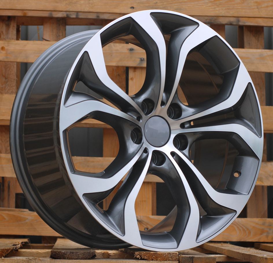 R19x9  5X120  ET  48  74.1  BY117  Grey Polished (MG)  For BMW  (P)  (X5)
