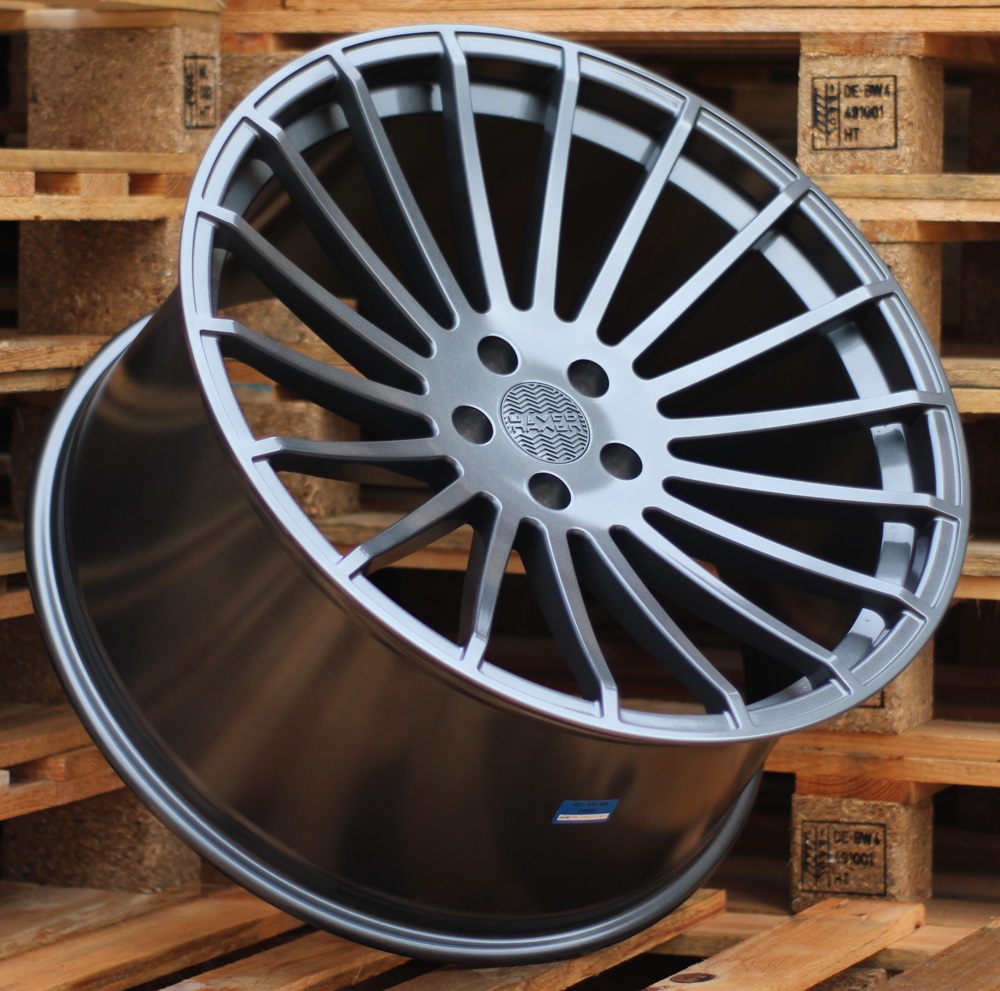 R22x11.5  5X120  ET  38  74.1  HX010  Grey (GR)  For HAXER  (K4)  (Rear+Front)