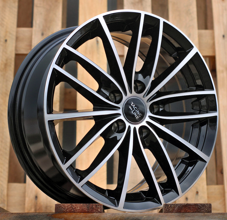 R15x6.5  5X100  ET  40  57.1  BK926  Black Polished (MB)  For RACIN  (K2)