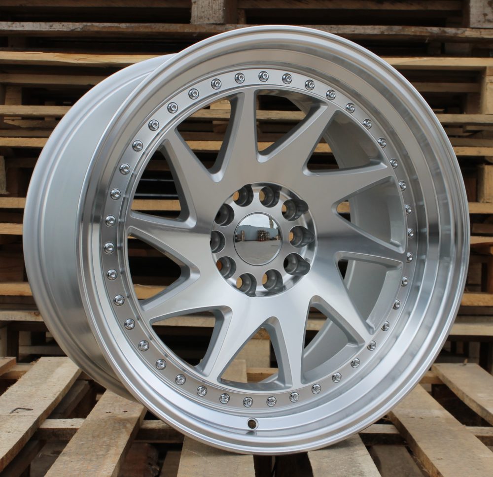 R18x8.5  5X120  ET  35  72.6  XFA39  Machined Silver (MS)  For RACIN  (K4)  (Rear+Front)