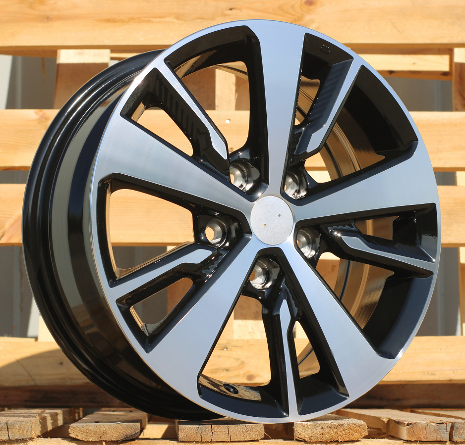 R16x6.5  5X114.3  ET  40  66.1  TL0400  Black Polished (MB)  For NISS  (R)