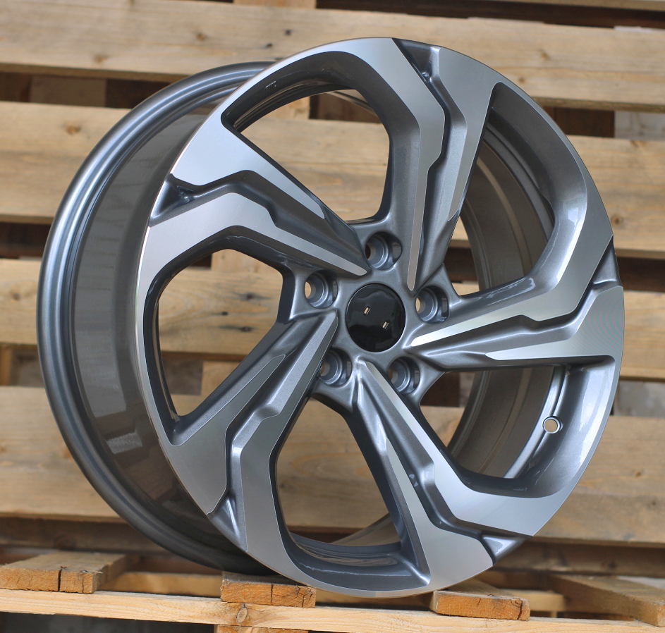 R17x7.5  5X114.3  ET  45  64.1  I7109  Grey Polished (MG)  For HOND  (P2)