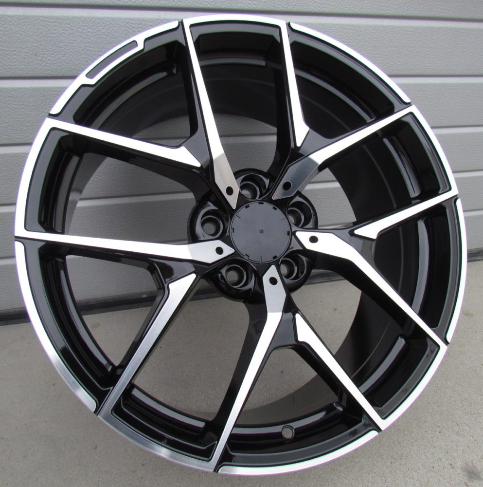 R18x8.5  5X112  ET  43  66.6  XE137  (BY1225)  Black Polished (MB)  For MER  (Z2)