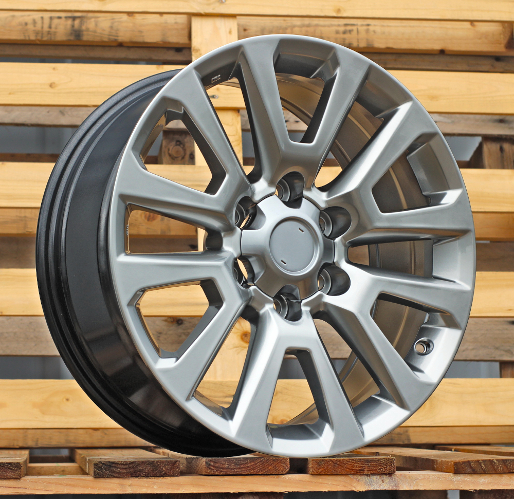 R17x7.5  6X139.7  ET  25  106.1  B1072  (BK5881)  Hyper Black (HB)  For TOYOT  (P)