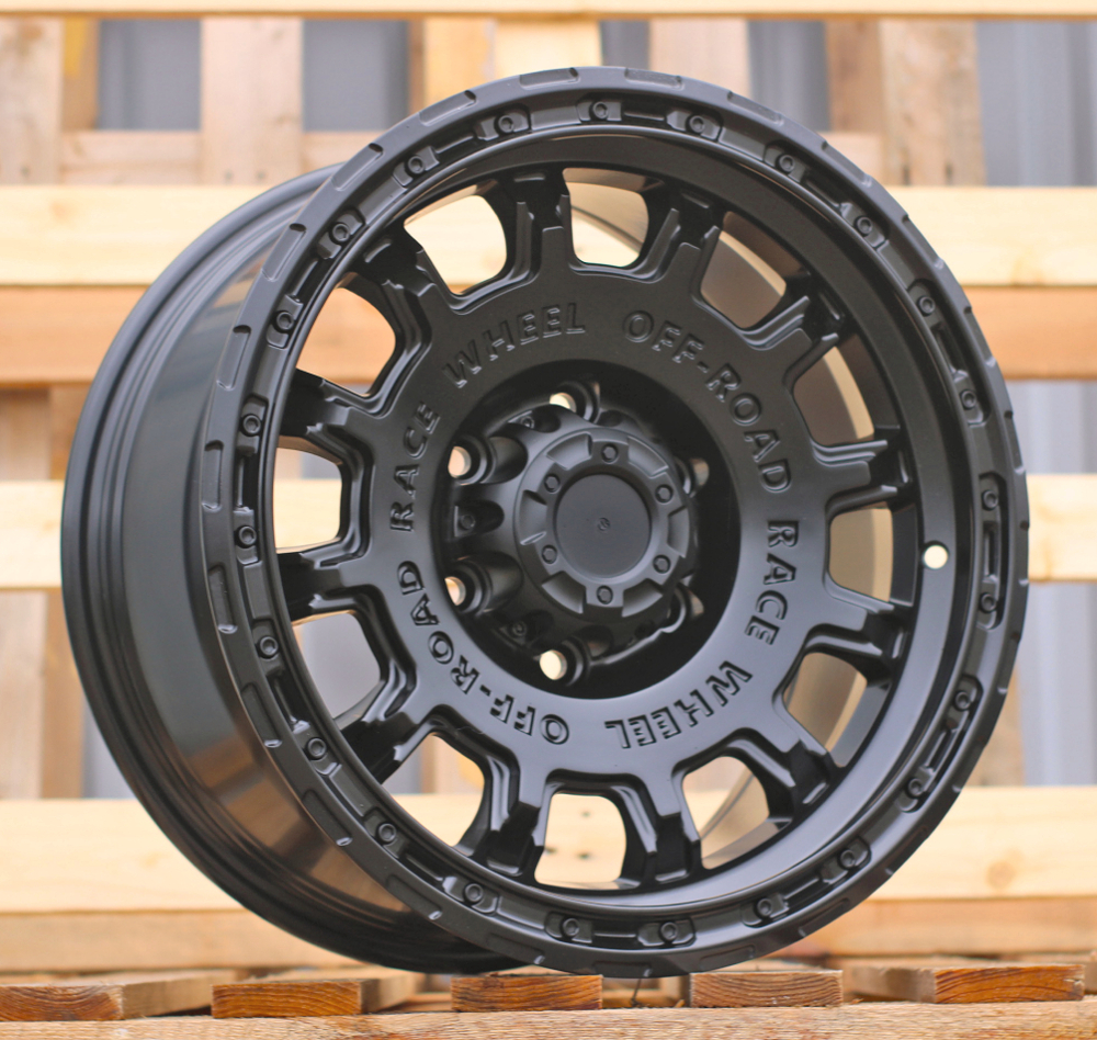 R17x8.5  6X139.7  ET  12  106.1  FBX034  Black Half Matt (BLHM)  For 4X4  (Z6+P2)  (HYBRID FORGED)