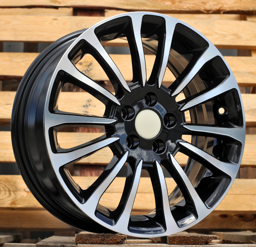 R16x6.5  5X98  ET  39  58.1  Y1204  Black Polished (MB)  For FIAT  (R)