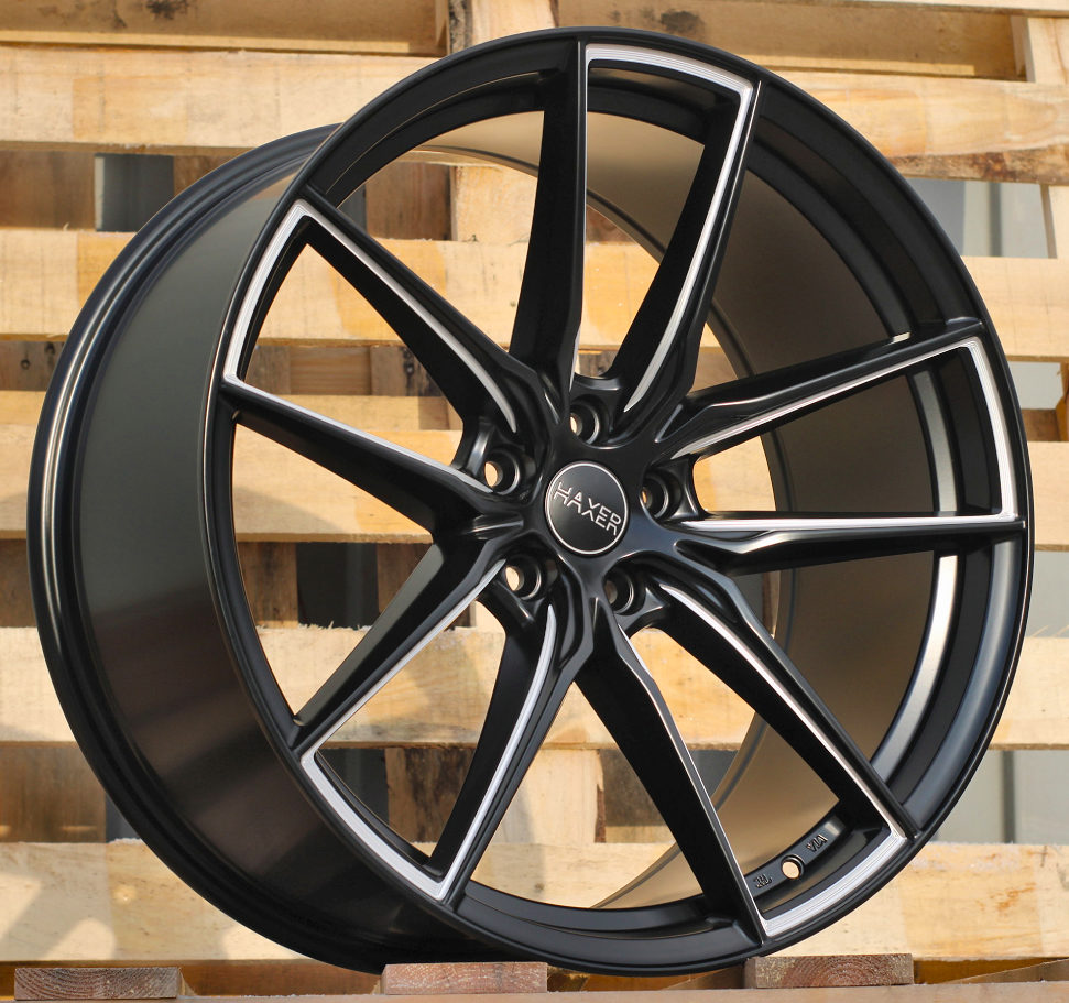 R19x8  5X108  ET  42  63.3  HX045  Black Half Matt (BLHM)  For HAXER  (Z2+Z1)  ((AKC 115 Eur))