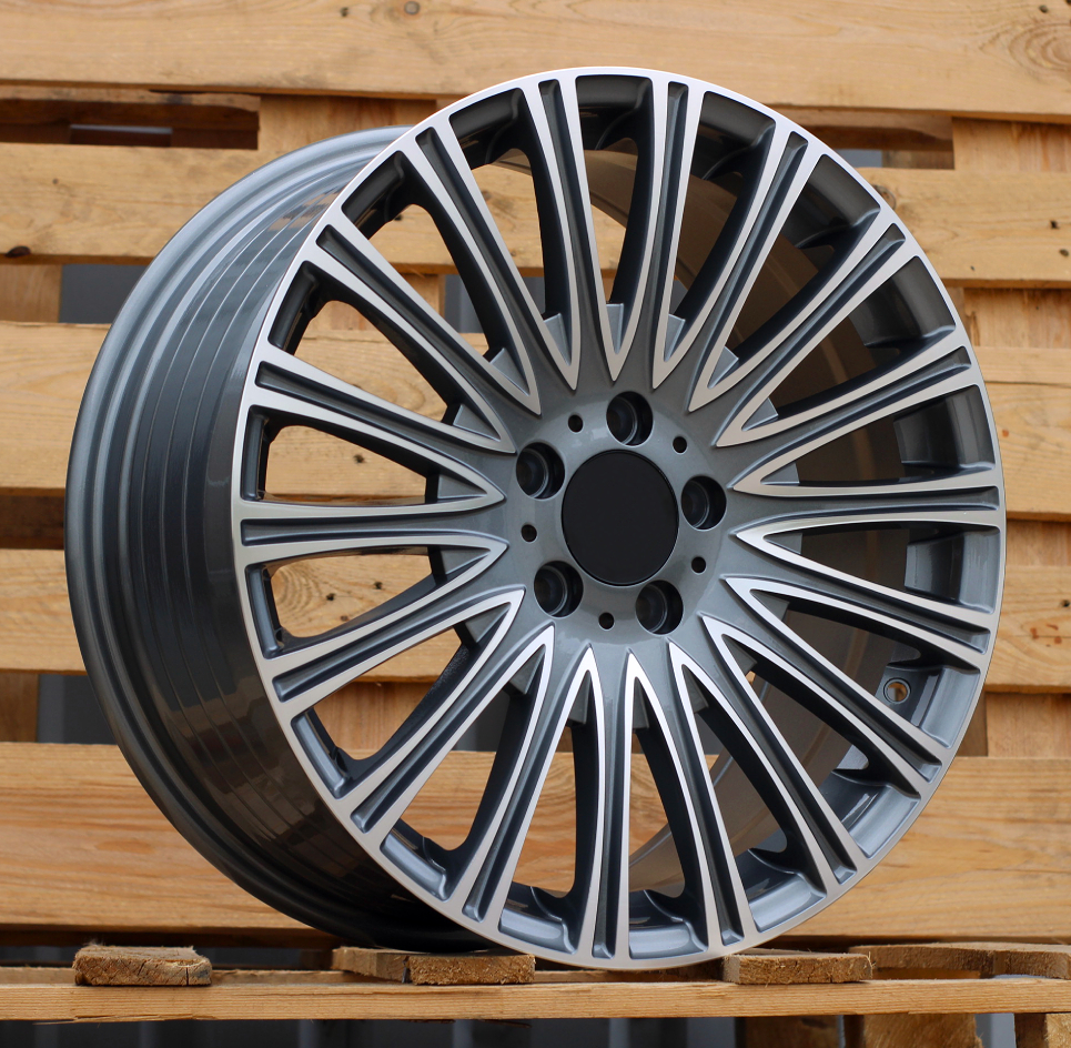 R18x8  5X112  ET  43  66.6  FBX210  Grey Polished (MG)  For MER  (Z5)  ((AKC 95 Eur) HYBRID FORGED)