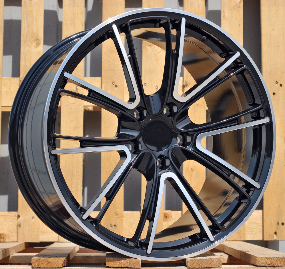R21x11  5X130  ET  60  71.6  CQRGW1058  Black Polished (MB)  For PORCH  (K3)  (FORGED (Rear+Front))