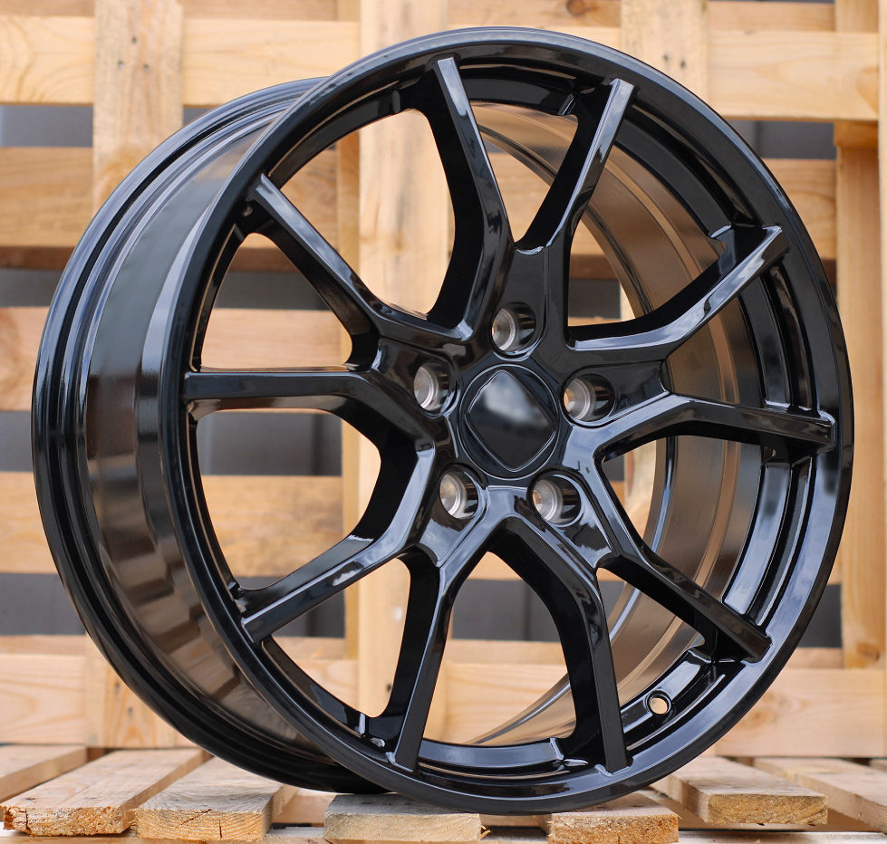 R17x7.5  5X114.3  ET  45  64.1  B1418  (IN5381)  Black (BL)  For HOND  (P2)