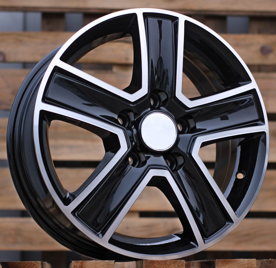 R16x6.5  5X130  ET  55  89.1  BK473  Black Polished (MB)  For MER  (Z2)  (4x4 (max 1250kg))