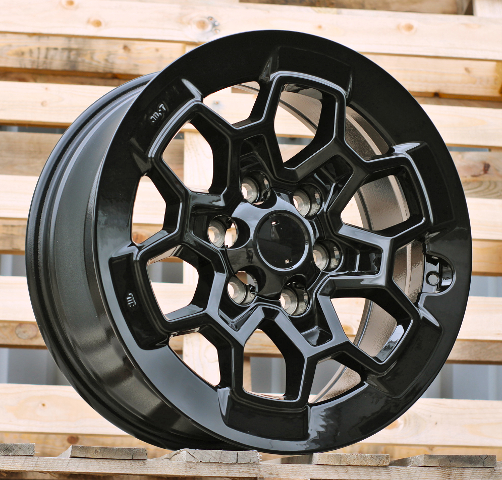 R18x8  6X139.7  ET  25  106.1  H3210F  Black (BL)  For TOYOT  (K7)  (HYBRID FORGED)