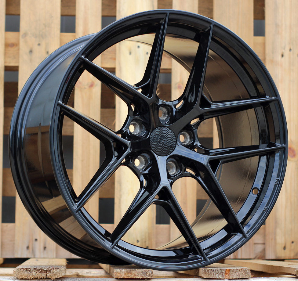 R19x8.5  5X120  ET  33  72.6  HX044  (IN6130)  Black (BL)  For HAXER  (K7)  (Rear+Front)